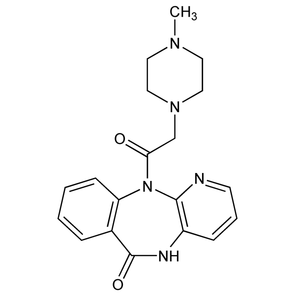 Graphical representation of Pirenzepine