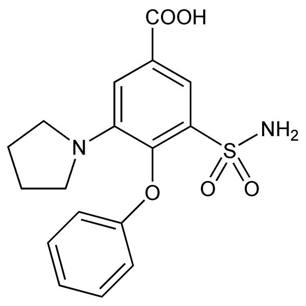 Graphical representation of Piretanide