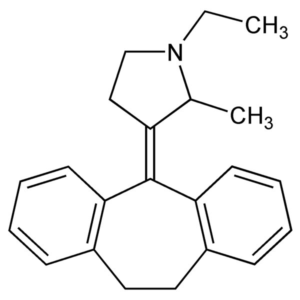 Graphical representation of Piroheptine