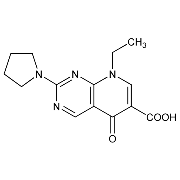 Graphical representation of Piromidic Acid