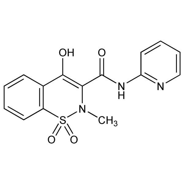 Graphical representation of Piroxicam