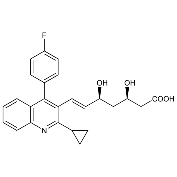 Graphical representation of Pitavastatin