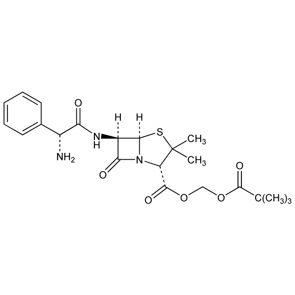 Graphical representation of Pivampicillin