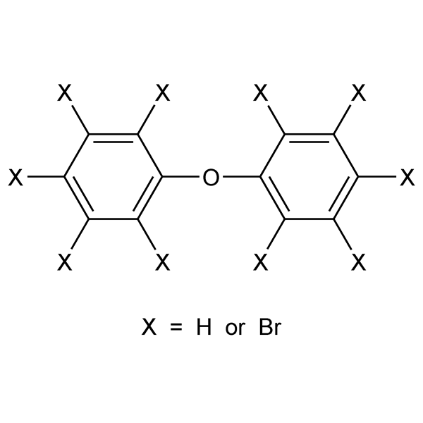 Graphical representation of Polybrominated Diphenyl Ethers