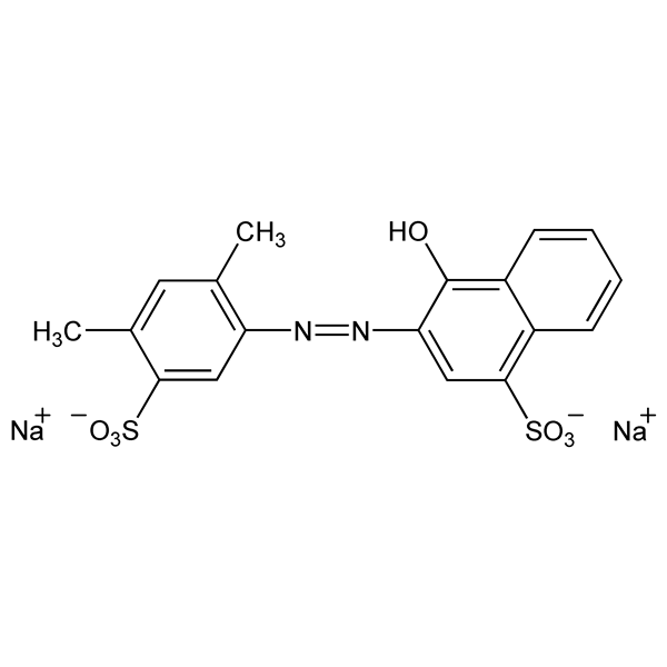 Graphical representation of Ponceau SX