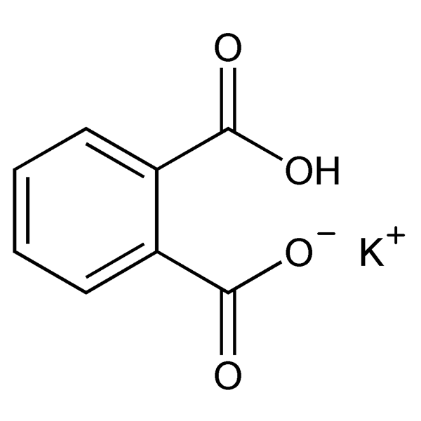 Graphical representation of Potassium Biphthalate