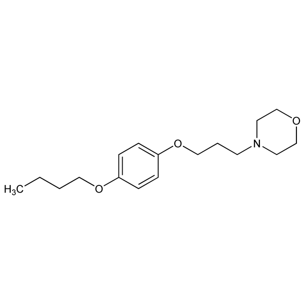 Graphical representation of Pramoxine