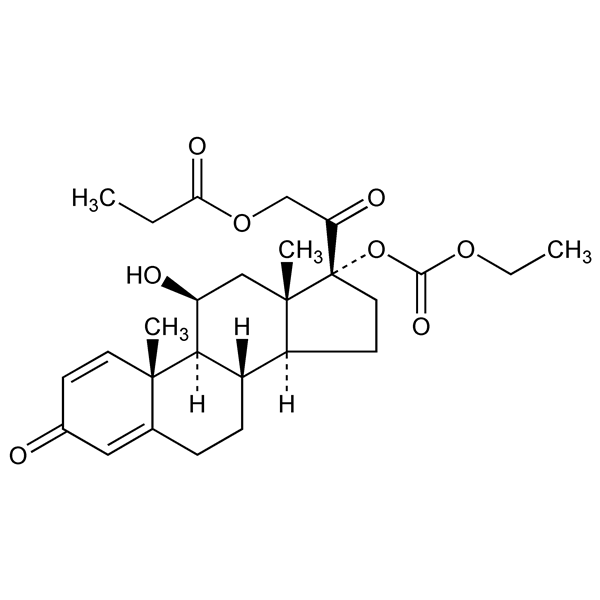 Graphical representation of Prednicarbate