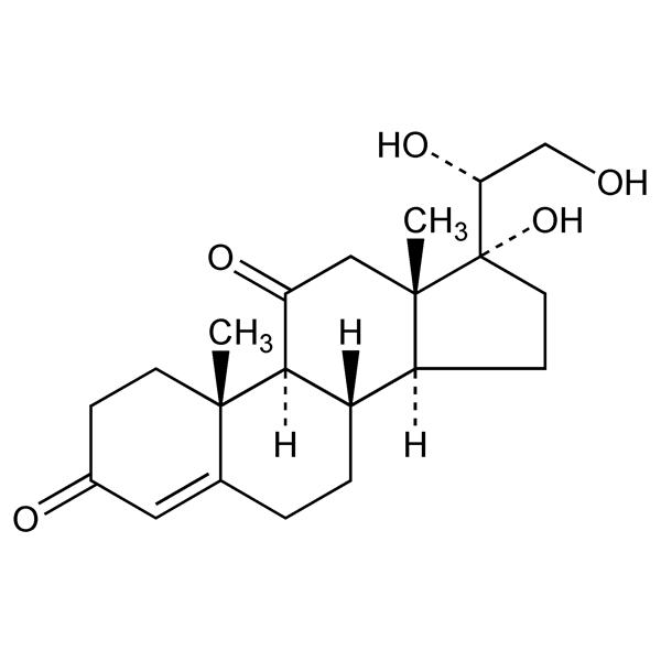 Graphical representation of 4-Pregnene-17α,20β,21-triol-3,11-dione