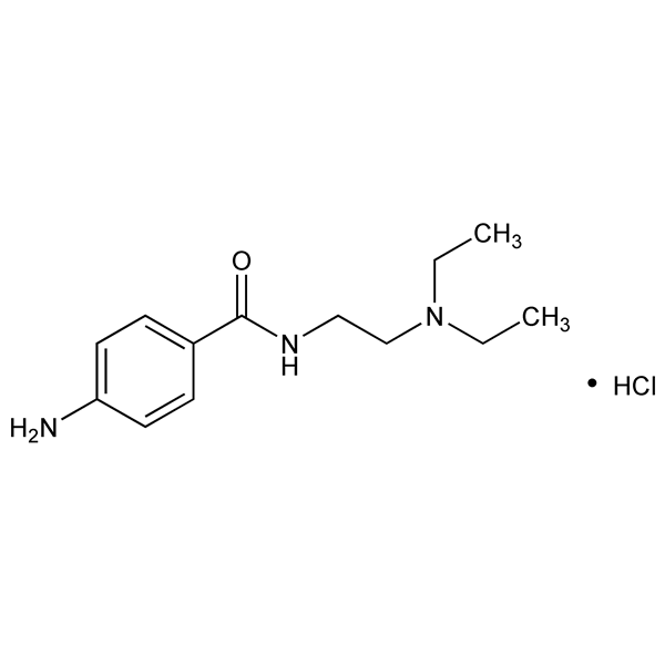 Graphical representation of Procainamide Hydrochloride