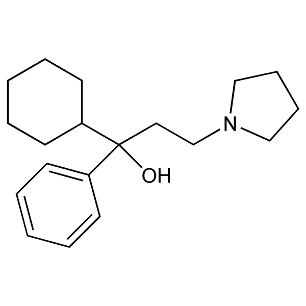 Graphical representation of Procyclidine