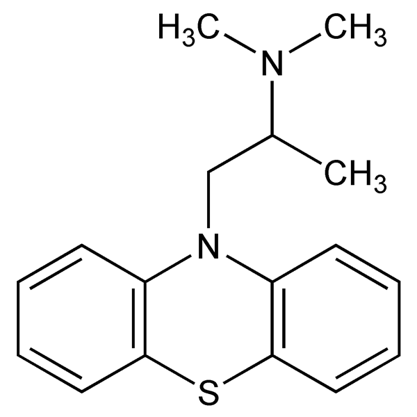 Graphical representation of Promethazine