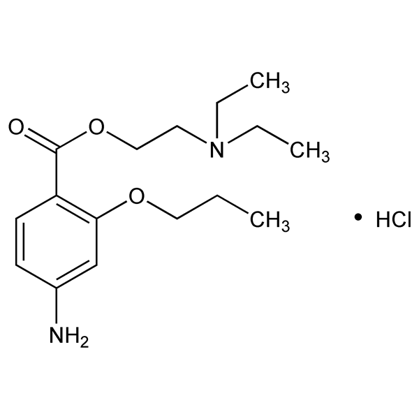 Graphical representation of Propoxycaine Hydrochloride