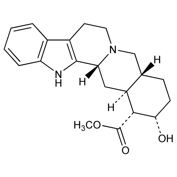 Graphical representation of Pseudoyohimbine