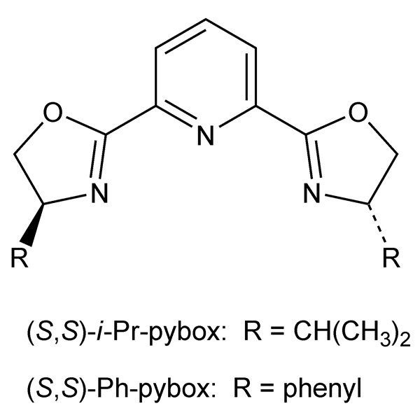 Graphical representation of Pyridine Bis(oxazoline) Ligands