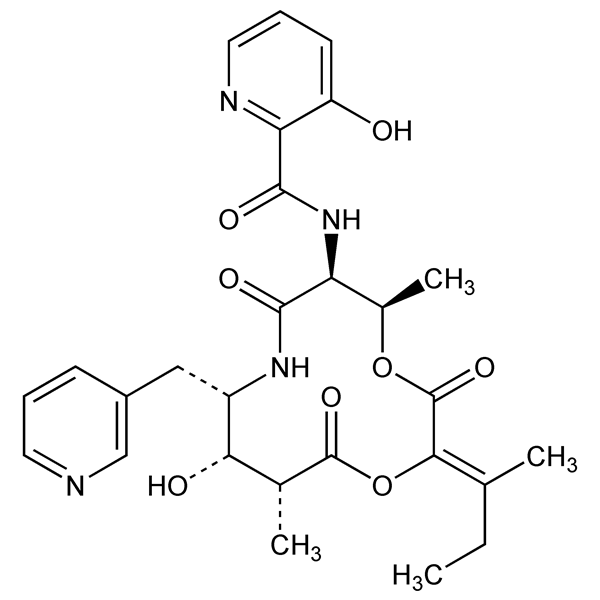 Graphical representation of Pyridomycin