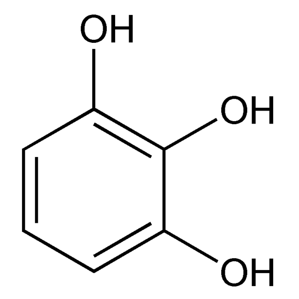 Graphical representation of Pyrogallol