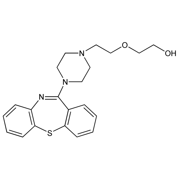 Graphical representation of Quetiapine