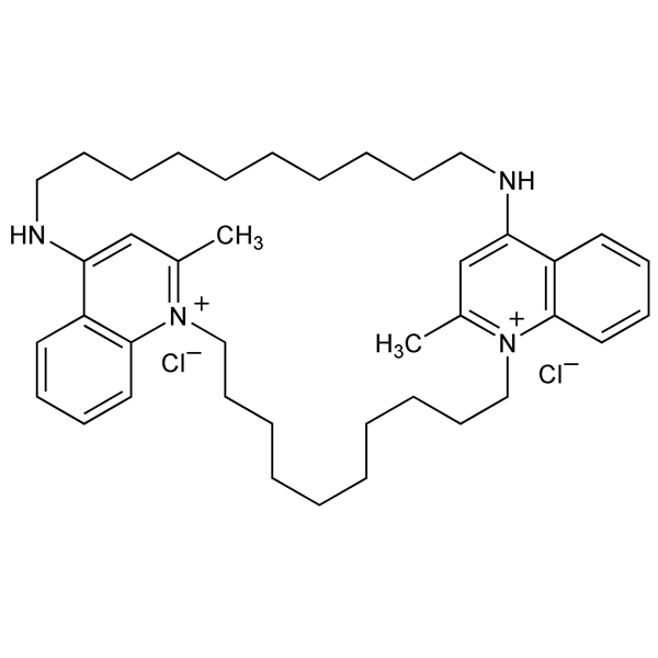 Graphical representation of Bisdequalinium Chloride