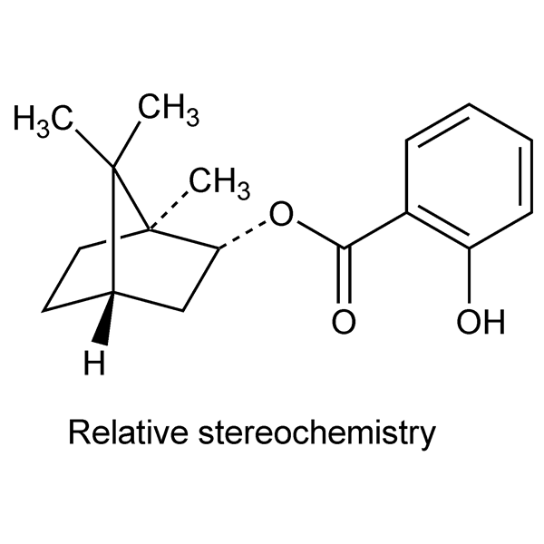 Graphical representation of Bornyl Salicylate