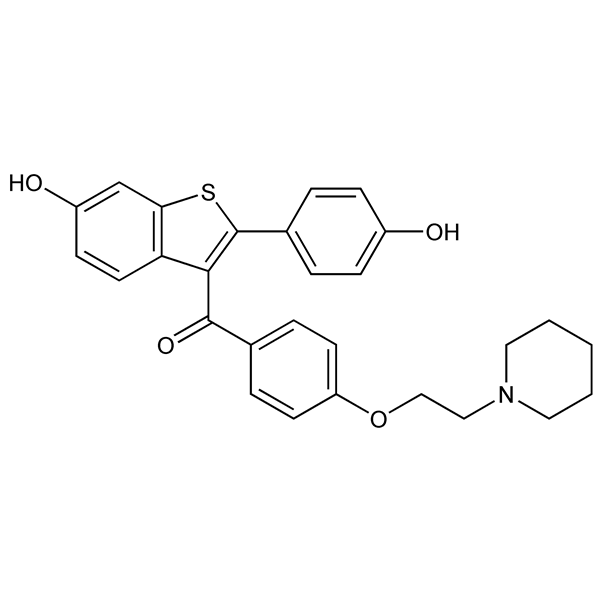 Graphical representation of Raloxifene