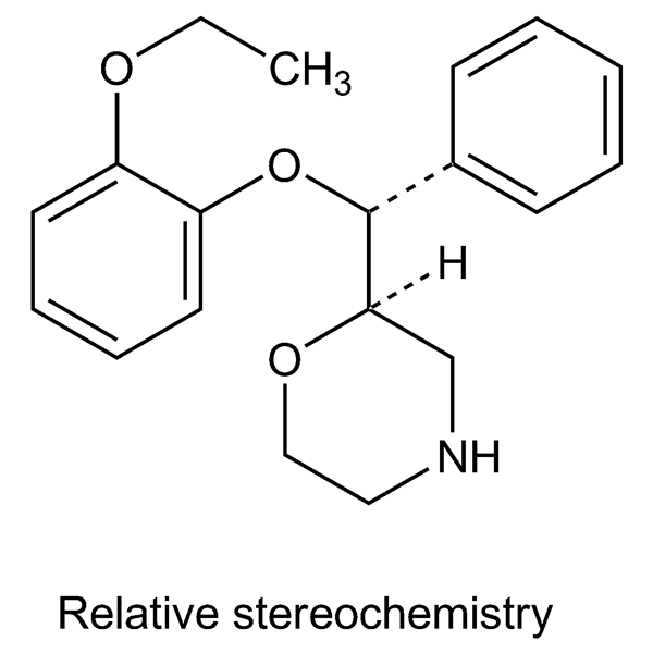 Graphical representation of Reboxetine