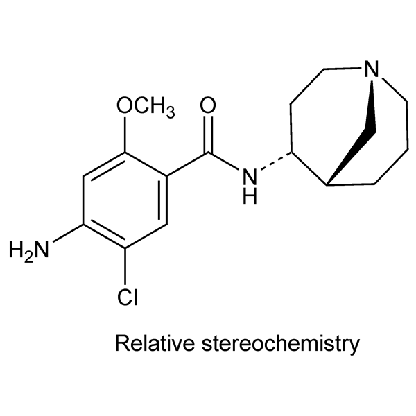 Graphical representation of Renzapride