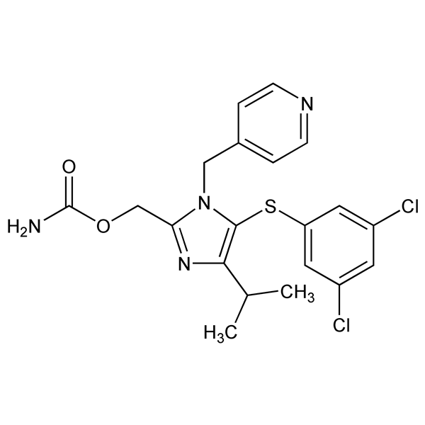 Graphical representation of Capravirine