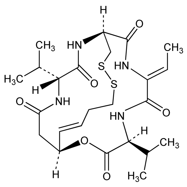 Graphical representation of Romidepsin