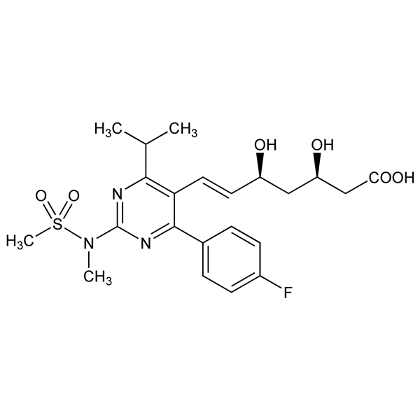 Graphical representation of Rosuvastatin