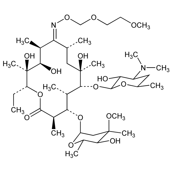 Graphical representation of Roxithromycin