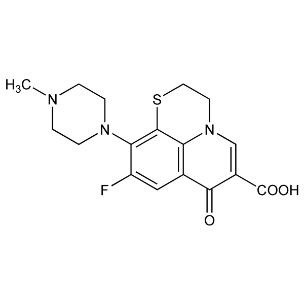 Graphical representation of Rufloxacin