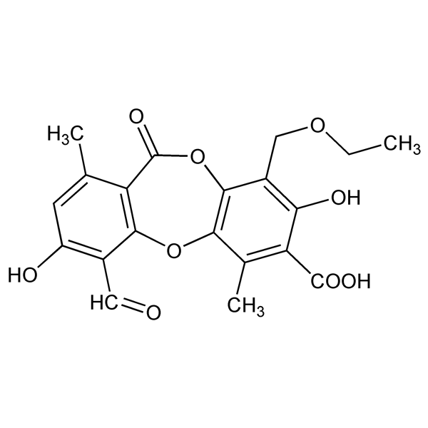 Graphical representation of Cetraric Acid