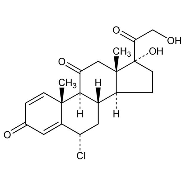 Graphical representation of Chloroprednisone