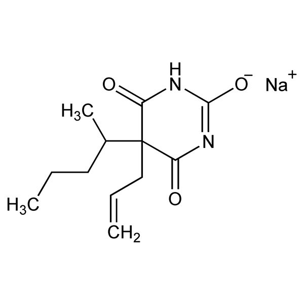 Graphical representation of Secobarbital Sodium