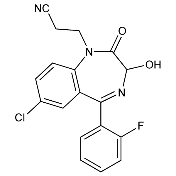 Graphical representation of Cinolazepam