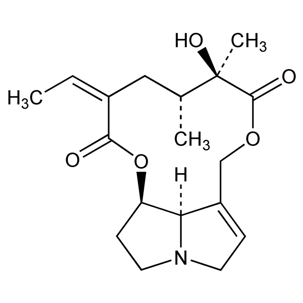 Graphical representation of Senecionine