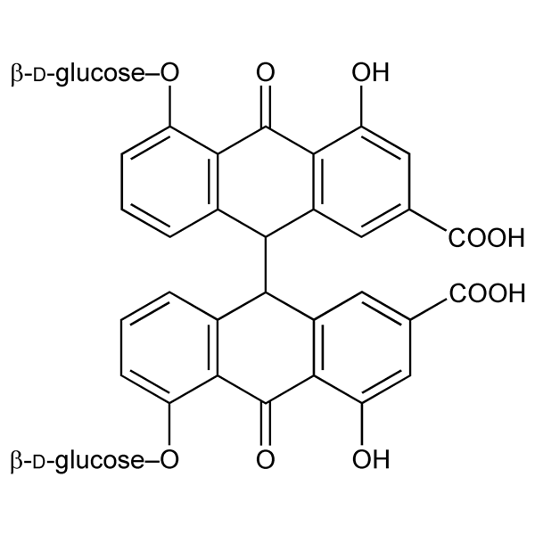 Graphical representation of Sennosides