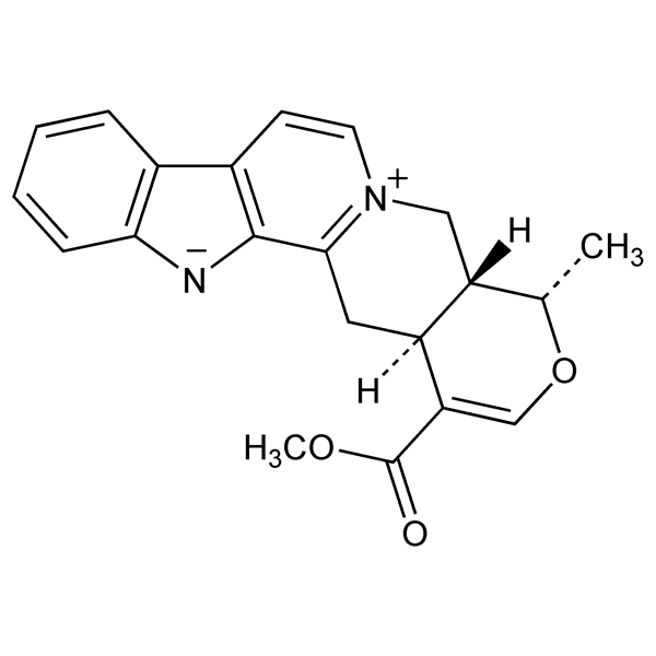 Graphical representation of Serpentine (Alkaloid)