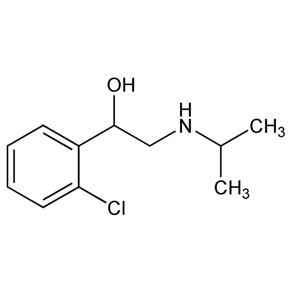 Graphical representation of Clorprenaline