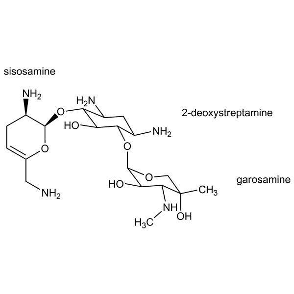 Graphical representation of Sisomicin