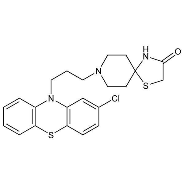 Graphical representation of Clospirazine