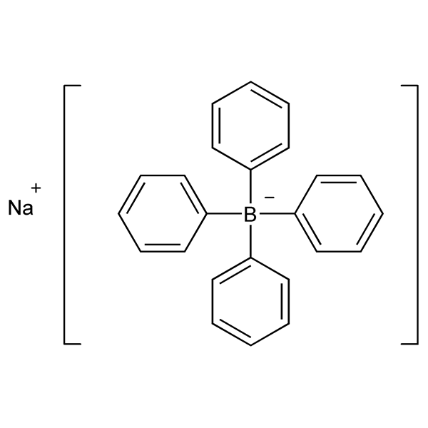 Graphical representation of Sodium Tetraphenylborate