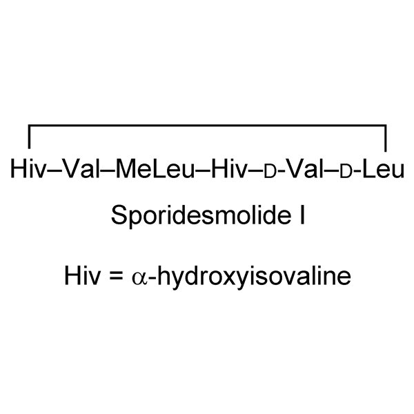 Graphical representation of Sporidesmolides