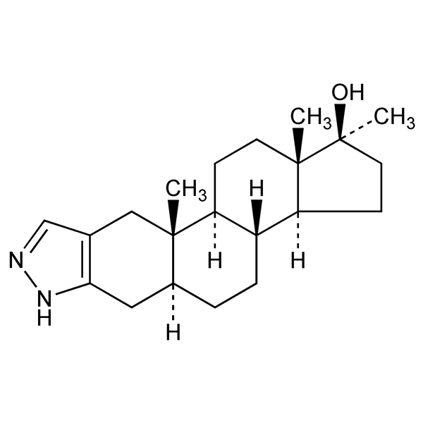 Graphical representation of Stanozolol