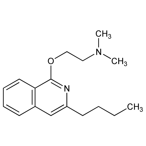 Graphical representation of Dimethisoquin