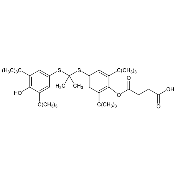 Graphical representation of Succinobucol