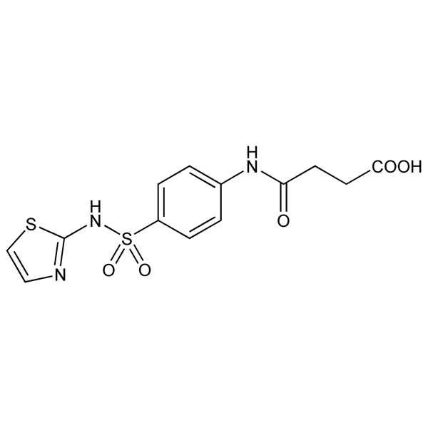 Graphical representation of Succinylsulfathiazole