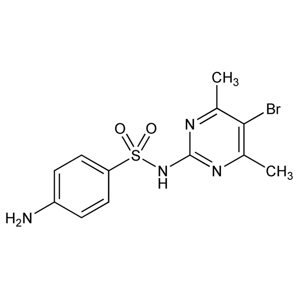 Graphical representation of Sulfabromomethazine