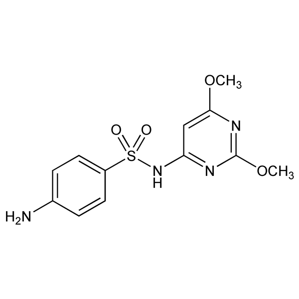 Graphical representation of Sulfadimethoxine